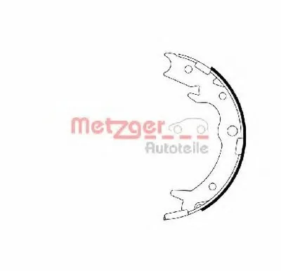 Комплект тормозных колодок, стояночная тормозная система METZGER купить
