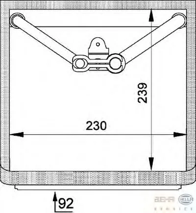 Испаритель, кондиционер BEHR HELLA SERVICE купить