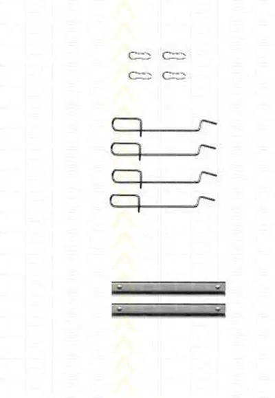 Комплектующие, колодки дискового тормоза TRISCAN купить