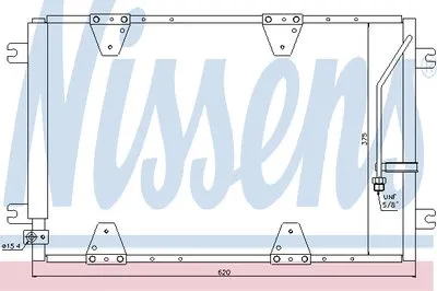 Конденсатор, кондиционер NISSENS купить