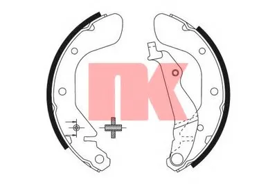 Комплект тормозных колодок NK купить