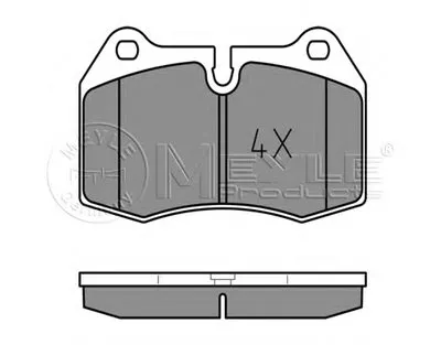 Комплект тормозных колодок, дисковый тормоз MEYLE купить