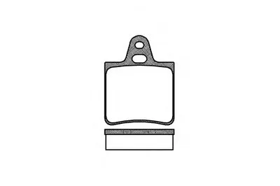 Комплект тормозных колодок, дисковый тормоз REMSA купить