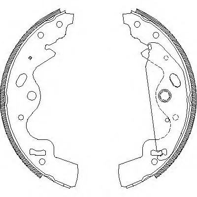 Комплект тормозных колодок REMSA купить