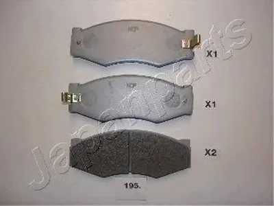 Комплект тормозных колодок, дисковый тормоз JAPANPARTS купить