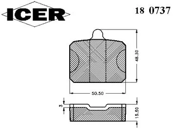 Комплект тормозных колодок, дисковый тормоз ICER купить