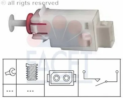 Выключатель, привод сцепления (Tempomat) FACET купить