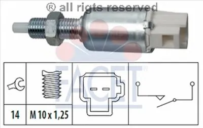 Выключатель, привод сцепления (Tempomat) FACET купить