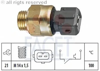 термовыключатель, сигнальная лампа охлаждающей жидкости FACET купить