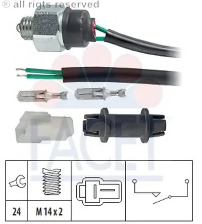 Выключатель, фара заднего хода FACET купить