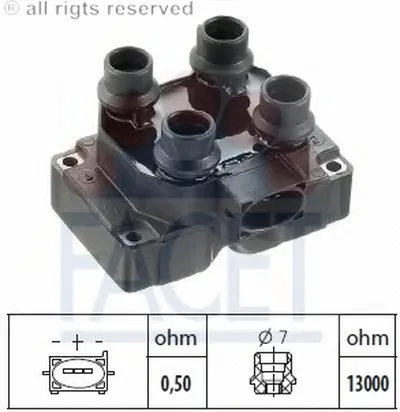 Катушка зажигания FACET купить
