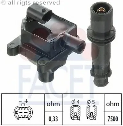 Катушка зажигания FACET купить