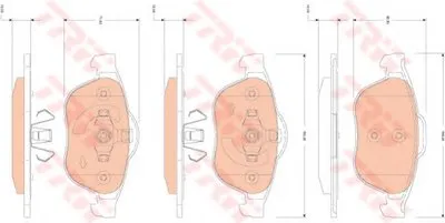 Комплект тормозных колодок, дисковый тормоз COTEC TRW купить