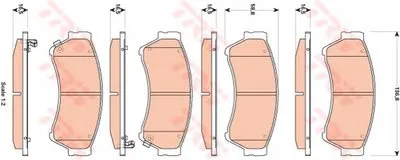 Комплект тормозных колодок, дисковый тормоз COTEC TRW купить