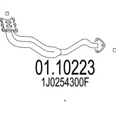 Труба выхлопного газа MTS купить