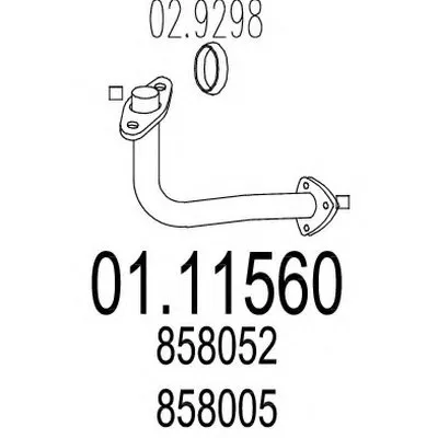 Труба выхлопного газа MTS купить