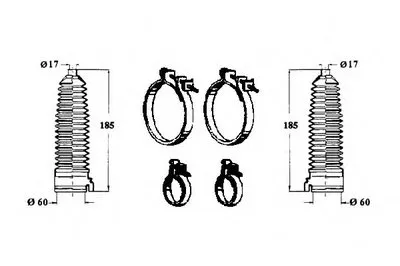 Комплект пылника, рулевое управление OCAP купить