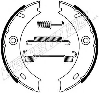 Комплект тормозных колодок, стояночная тормозная система TRUSTING купить