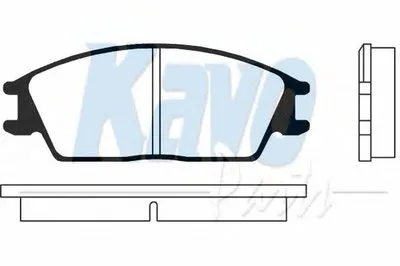 Комплект тормозных колодок, дисковый тормоз MK KASHIYAMA KAVO PARTS купить