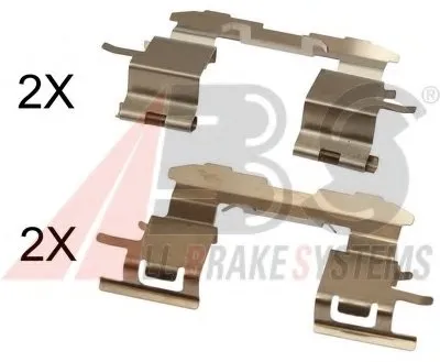 Комплектующие, колодки дискового тормоза A.B.S. купить