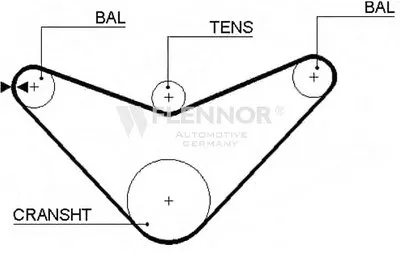 Ремень ГРМ FLENNOR купить