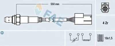 Лямда-зонд FAE купить