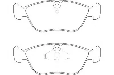 Комплект тормозных колодок, дисковый тормоз DURON купить