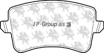 Комплект тормозных колодок, дисковый тормоз QH JP GROUP купить