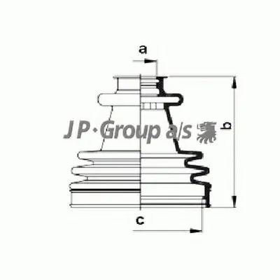 Комплект пылника, приводной вал QH JP GROUP купить