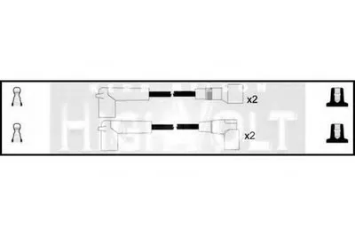 Комплект проводов зажигания HighVolt STANDARD купить