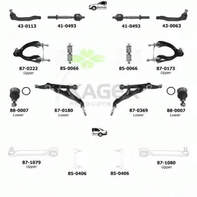 Подвеска колеса KAGER купить