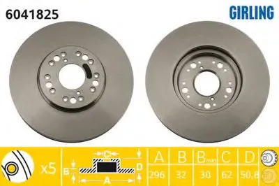 Тормозной диск GIRLING купить