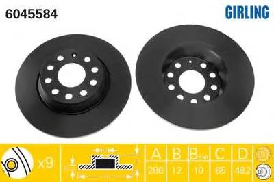 Тормозной диск GIRLING купить