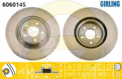 Тормозной диск GIRLING купить