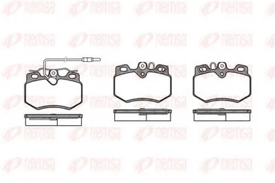Комплект тормозных колодок, дисковый тормоз KAWE купить