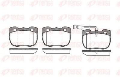 Комплект тормозных колодок, дисковый тормоз KAWE купить