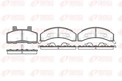 Комплект тормозных колодок, дисковый тормоз KAWE купить