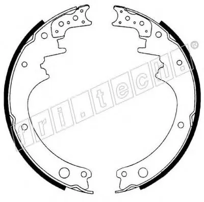 Комплект тормозных колодок fri.tech. купить