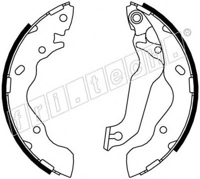 Комплект тормозных колодок REPARATION KIT fri.tech. купить