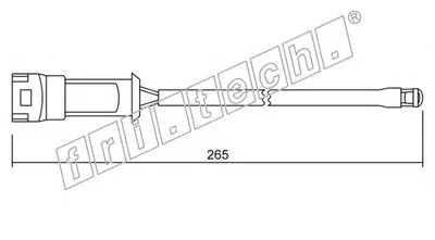 Сигнализатор, износ тормозных колодок fri.tech. купить