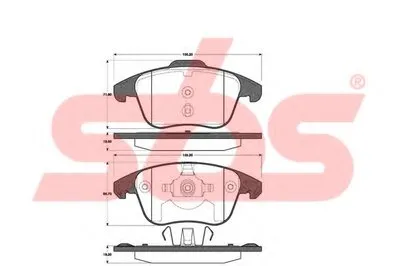 Комплект тормозных колодок, дисковый тормоз sbs купить
