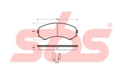 Комплект тормозных колодок, дисковый тормоз sbs купить