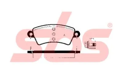 Комплект тормозных колодок, дисковый тормоз sbs купить