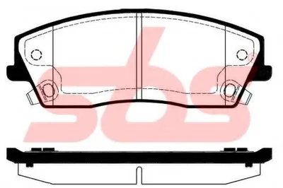 Комплект тормозных колодок, дисковый тормоз sbs купить