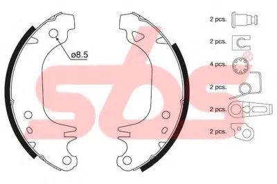 Комплект тормозных колодок sbs купить