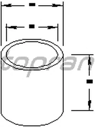 Втулка, вал стартера TOPRAN купить