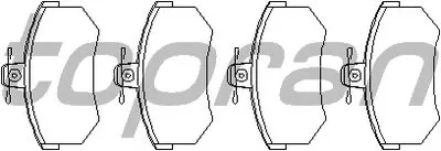 Комплект тормозных колодок, дисковый тормоз TOPRAN купить