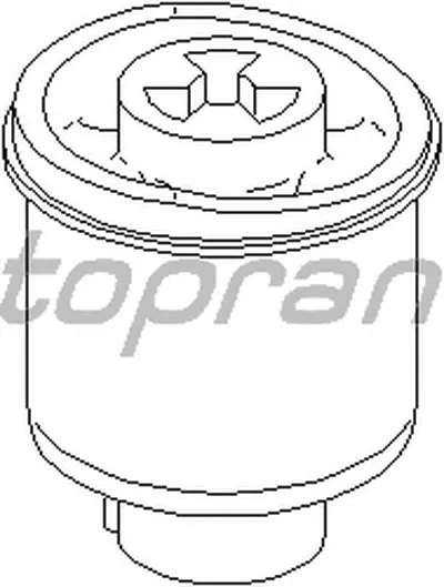 Втулка, балка моста TOPRAN купить