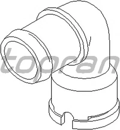 Фланец охлаждающей жидкости TOPRAN купить