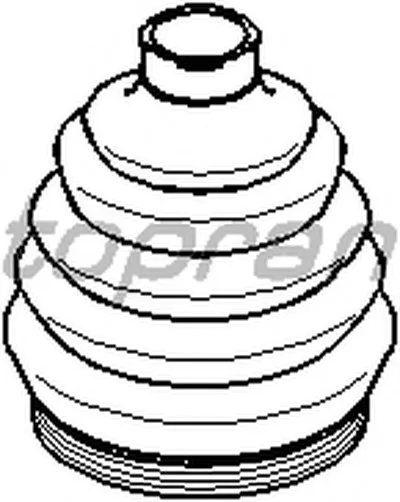 Пыльник, приводной вал TOPRAN купить